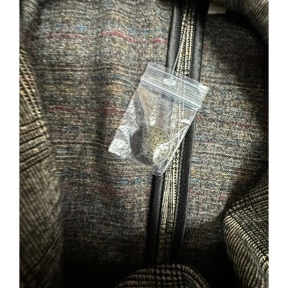 NEW Surroundings Sz L Herringbone Plaid Style 2DT10 Blazer 3 Button - Picture 6 of 9